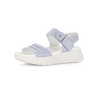 Plateausandaletten GABOR "Plateau Sandale", Damen, Gr. 40, blau, Schuhe (47144124-40) blau