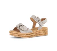 Plateausandaletten GABOR "Plateau Sandale", Damen, Gr. 41, beige (grün), Schuhe (21006822-41) grün