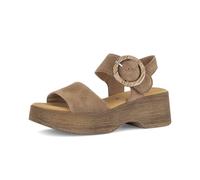 Plateausandaletten GABOR "Plateau Sandale", Damen, Gr. 41, braun, Schuhe (99237664-41) braun