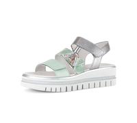 Plateausandaletten GABOR "Plateau Sandale", Damen, Gr. 41, grün (multicolour), Schuhe (65467815-41) multicolour
