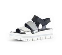 Plateausandaletten GABOR "Plateau Sandale", Damen, Gr. 41, silber (multicolour), Schuhe (29364840-41) multicolour