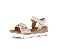 Plateausandaletten GABOR "Plateau Sandale", Damen, Gr. 42,5, beige, Schuhe (48956038-42,5) beige