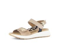 Plateausandaletten GABOR "Plateau Sandale", Damen, Gr. 42, beige, Schuhe (70213206-42) beige