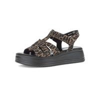Plateausandaletten GABOR "Plateau Sandale", Damen, Gr. 42, braun, Schuhe (85074461-42) braun
