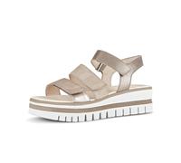Plateausandaletten GABOR "Plateau Sandale", Damen, Gr. 43, beige, Schuhe (43755761-43) beige