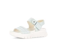 Plateausandaletten GABOR "Plateau Sandale", Damen, Gr. 43, grün, Schuhe (76377642-43) grün