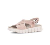 Plateausandaletten GABOR "Plateau Sandale", Damen, Gr. 43, rosa (beige), Schuhe (49301749-43) beige