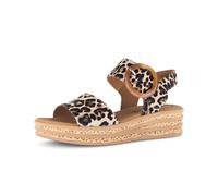 Plateausandaletten GABOR "Plateau Sandale", Damen, Gr. 44, beige, Schuhe (86781407-44) beige