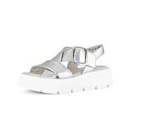 Gabor Damen Pantoletten, Frauen Slipper,Best Fitting,Hauschuhe,Plateau-Sohle,Schlupfschuhe,schluepfschuhe,Slip-ons,Silber (Weiss),40 EU / 6.5 UK