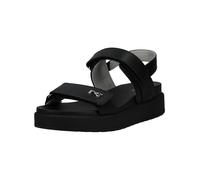 Plateausandaletten NERO GIARDINI "Nero Giardini Sandalen Leder", Damen, Gr. 40, schwarz, Leder, Schuhe (88823559-40) schwarz