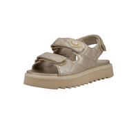 Plateausandaletten REPLAY "Replay Sandalen Lederimitat", Damen, Gr. 36, platin, Lederimitat, Schuhe (55116020-36) platin