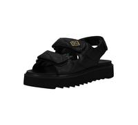 Plateausandaletten REPLAY "Replay Sandalen Lederimitat", Damen, Gr. 40, schwarz, schwarz, Lederimitat, Schuhe (43423158-40) schwarz, schwarz