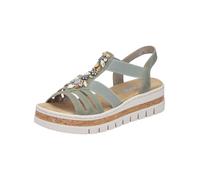Rieker FSK Damen Sandalen für Damen, grün, Größe 38 EU