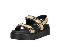 Steve Madden Sandalen Lederimitat Schwarz/Beige - 39