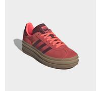 Plateausneaker ADIDAS ORIGINALS "GAZELLE BOLD", Damen, Gr. 38, solar turbo, shadow rot, gold metallic, Leder, Synthetik, Schuhe Plateausneaker (74545021-38) solar turbo, shadow rot, gold metallic