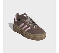 Plateausneaker ADIDAS ORIGINALS "GAZELLE BOLD", Damen, Gr. 39, braun (earth strata, clear pink, clay strata), Leder, Schuhe Plateausneaker (65454906-39) earth strata, clear pink, clay strata