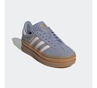 Plateausneaker ADIDAS ORIGINALS "GAZELLE BOLD", Mädchen, Gr. 38, silber (silber violet, almost pink, gum 1), Leder, Synthetik, Schuhe Plateausneaker, für Kinder & Jugendliche (12344202-38) silber viol