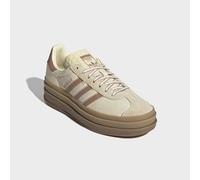Plateausneaker ADIDAS ORIGINALS "GAZELLE BOLD W", Damen, Gr. 42, beige (warm vanilla, clay strata, cream weiß), Leder, Schuhe Plateausneaker (63463363-42) warm vanilla, clay strata, cream weiß
