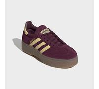 Plateausneaker ADIDAS ORIGINALS "HANDBALL SPEZIAL BOLD W", Damen, Gr. 36, rot (maroon, orange tint, gum5), Leder, Schuhe Plateausneaker (22462251-36) maroon, orange tint, gum5