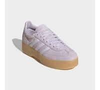 Plateausneaker ADIDAS ORIGINALS "HANDBALL SPEZIAL BOLD W", Damen, Gr. 39, rosa (silber dawn, frozen lila, gum 3), Leder, Schuhe Plateausneaker (58615138-39) silber dawn, frozen lila, gum 3