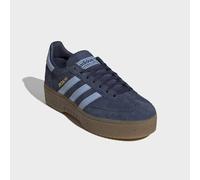Plateausneaker ADIDAS ORIGINALS "HANDBALL SPEZIAL BOLD W", Damen, Gr. 42, night indigo, clear sky, gum5, Leder, Schuhe Plateausneaker (18629021-42) night indigo, clear sky, gum5