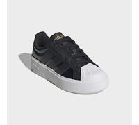 Plateausneaker ADIDAS SPORTSWEAR "STREETTALK BOLD KIDS", Mädchen, Gr. 37, core schwarz, aurora schwarz, gold metallic, Synthetik, Schuhe Plateausneaker, für Kinder & Jugendliche (49738849-37) core sch