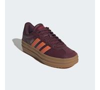 Plateausneaker ADIDAS SPORTSWEAR "VL COURT BOLD", Damen, Gr. 38,5, braun (maroon, dusky orange, pure ruby), Leder, Synthetik, Schuhe Plateausneaker (19389200-38,5) maroon, dusky orange, pure ruby