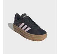 Plateausneaker ADIDAS SPORTSWEAR "VL COURT BOLD", Damen, Gr. 42,5, core schwarz, distilled pink, gold metallic, Leder, Synthetik, Schuhe Plateausneaker (94662153-42,5) core schwarz, distilled pink, go