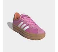 Plateausneaker ADIDAS SPORTSWEAR "VL COURT BOLD FÜR KINDER UND TEENS", Mädchen, Gr. 37, bliss pink, sanftes weiß, dusky orange, Synthetik, Textil, Schuhe Plateausneaker, für Kinder & Jugendliche (3650