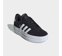 Plateausneaker ADIDAS SPORTSWEAR "VL COURT BOLD", Mädchen, Gr. 40, schwarz-weiß (core schwarz, cloud weiß, cloud weiß), Leder, Synthetik, Schuhe Plateausneaker, Design auf den Spuren des adidas Gazell