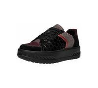 Plateausneaker ARA "Ara Sneaker Veloursleder", Damen, Gr. 37,5, schwarz, Veloursleder, Schuhe Plateausneaker (42461659-37,5) schwarz