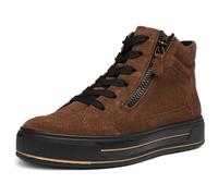 Sneaker ARA "Ara Sneaker Veloursleder", Damen, Gr. 42, braun (dunkelbraun), Veloursleder, Schuhe Sneaker (64053357-42) dunkelbraun