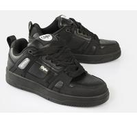 Plateausneaker BUFFALO "Azalia LO", Damen, Gr. 40, schwarz, Lederimitat, Schuhe Plateausneaker, Basketsneaker, Halbschuh, Schnürschuh mit Memory Foam Innensohle (48739611-40) schwarz