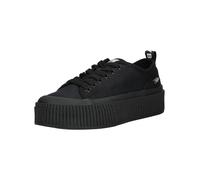 Plateausneaker BUFFALO "Buffalo Sneaker Textil", Damen, Gr. 41, schwarz, Textil, Schuhe Plateausneaker (42461265-41) schwarz