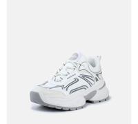 Plateausneaker BUFFALO "CLAW", Damen, Gr. 36, schwarz-weiß (weiß, kombiniert), Lederimitat, Textil, Schuhe Plateausneaker, Chunky-Sneaker, Freizeitschuh in cooler Streetwear-Optik (65638855-36) weiß,