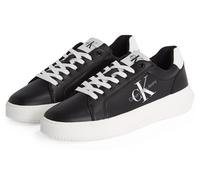 Calvin Klein Jeans Leder-Sneaker Damen schwarz, 38