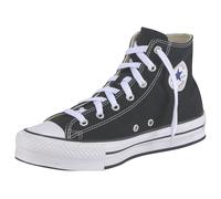 Plateausneaker CONVERSE "CHUCK TAYLOR ALL STAR EVA LIFT CANVAS", Mädchen, Gr. 38,5, schwarz-weiß (schwarz, weiß), Textil, Schuhe Plateausneaker (94526436-38,5) schwarz, weiß