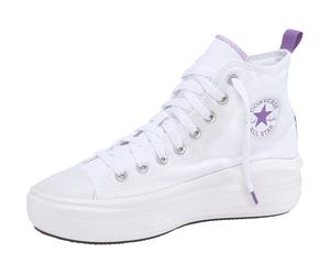 Plateausneaker CONVERSE "CHUCK TAYLOR ALL STAR MOVE CANVAS PLATFORM HI", Mädchen, Gr. 36, weiß, Textil, Schuhe Plateausneaker (16685658-36) weiß