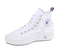 Plateausneaker CONVERSE "CHUCK TAYLOR ALL STAR MOVE CANVAS PLATFORM HI", Mädchen, Gr. 37,5, weiß, Textil, Schuhe Plateausneaker (16685658-37,5) weiß