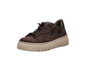 Plateausneaker GABOR "Gabor Sneaker Veloursleder", Damen, Gr. 38,5, braun (mocca), Veloursleder, Schuhe Plateausneaker (63440538-38,5) mocca