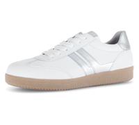 Gabor Damen Low-Top Sneaker, Frauen Halbschuhe,Best Fitting,Chunky Sneaker,dad Shoes,straßenschuhe,Turnschuhe,Weiss/Silber(Natur),37 EU / 4 UK