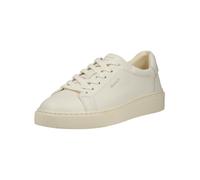Plateausneaker GANT "Gant Sneaker Leder", Damen, Gr. 38, weiß, Leder, Schuhe Plateausneaker (44533013-38) weiß