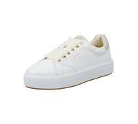 Plateausneaker GANT "Gant Sneaker Leder", Damen, Gr. 41, weiß, Leder, Schuhe Plateausneaker (55557740-41) weiß