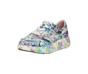 Plateausneaker LAURA VITA "LAURA VITA Sneaker Leder/Textil", Damen, Gr. 39, multi, Leder, Textil, Schuhe Plateausneaker (18049431-39) multi