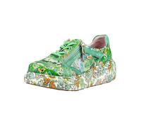 Plateausneaker LAURA VITA "LAURA VITA Sneaker Leder/Textil", Herren, Gr. 37, grün, Leder, Textil, Schuhe Plateausneaker (16775420-37) grün