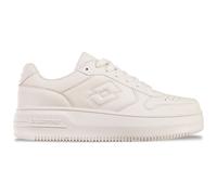 Plateausneaker LOTTO, Damen, Gr. 42, weiß, Synthetik, clean, Schuhe Plateausneaker, - auf leicht erhöhter Sohle (83618233-42) weiß