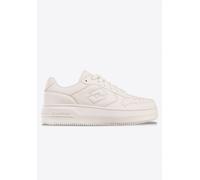 Plateausneaker LOTTO, Damen, Gr. 42, weiß, Synthetik, clean, Schuhe Plateausneaker, - auf leicht erhöhter Sohle (83618233-42) weiß