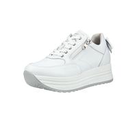 Plateausneaker NERO GIARDINI "Nero Giardini Sneaker Leder", Damen, Gr. 36, weiß, Leder, Schuhe Plateausneaker (93455742-36) weiß