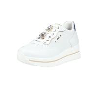 Plateausneaker NERO GIARDINI "Nero Giardini Sneaker Leder", Damen, Gr. 36, weiß, Leder, Schuhe Plateausneaker (26941329-36) weiß