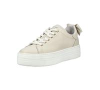 Plateausneaker NERO GIARDINI "Nero Giardini Sneaker Leder", Damen, Gr. 39, beige, Leder, Schuhe Plateausneaker (87379318-39) beige